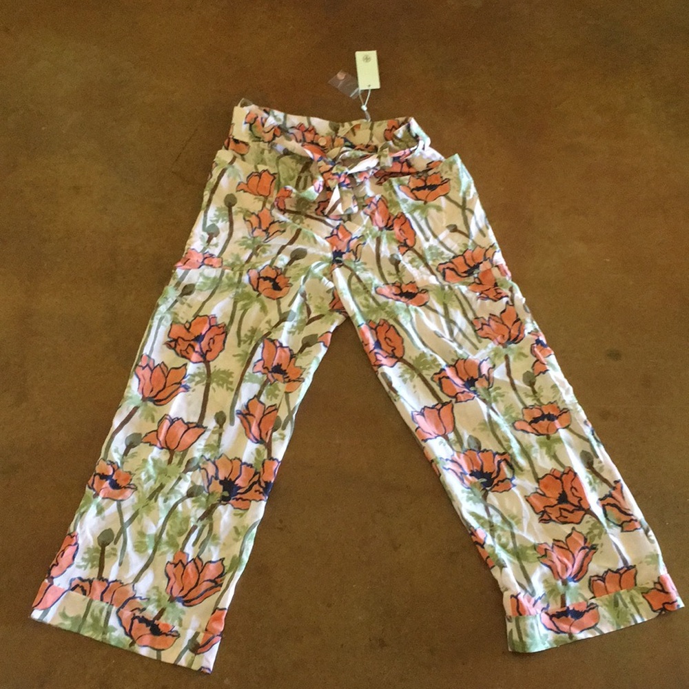 Tory Burch 🌅 SILK tie front pants